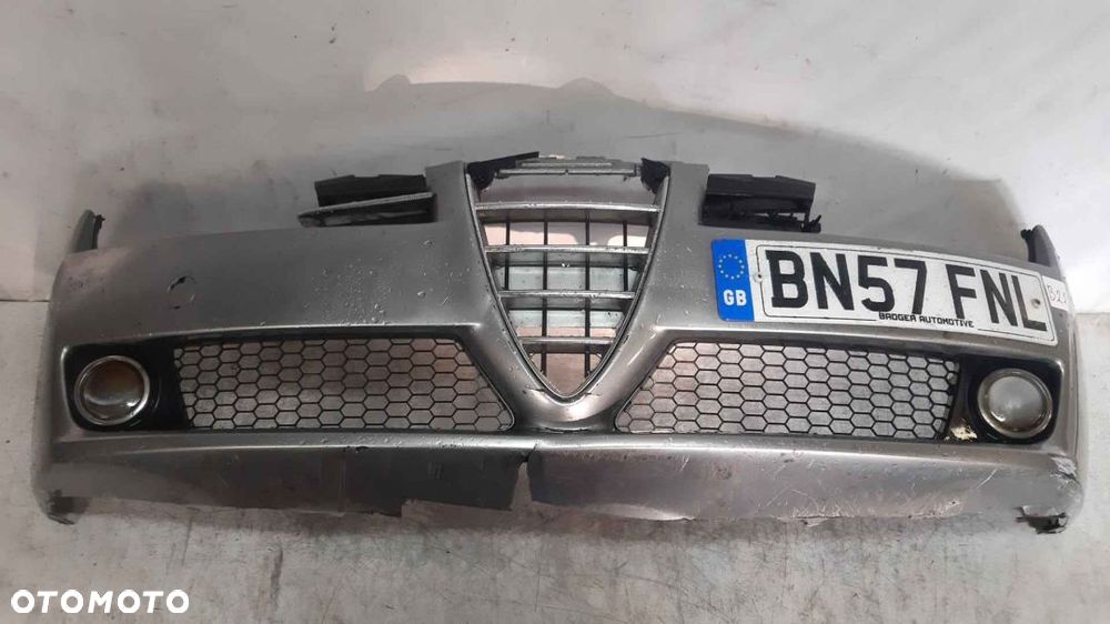 ^  ZDERZAK PRZÓD PRZEDNI DO ALFA ROMEO 159 LAKIER 565/A HALOGENY SREBRNY - 1