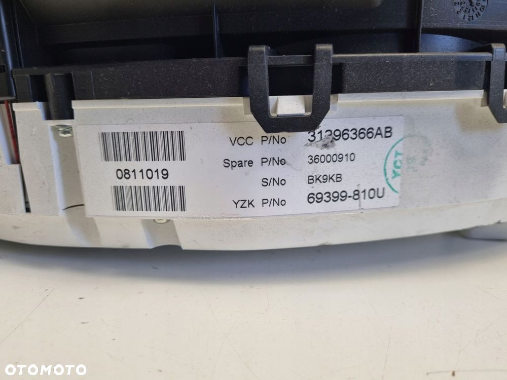 Volvo S60 II V60 I 2.0 T turbo benzyna LICZNIK ZEGARY 31396366AB Europa - 6