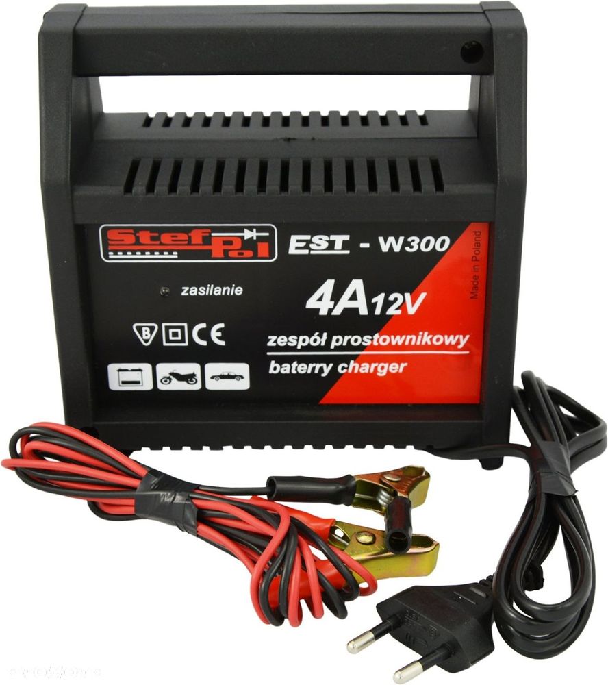 PROSTOWNIK POLSKI ŁADOWARKA DO AKUMULATORA 12V 4A - 1