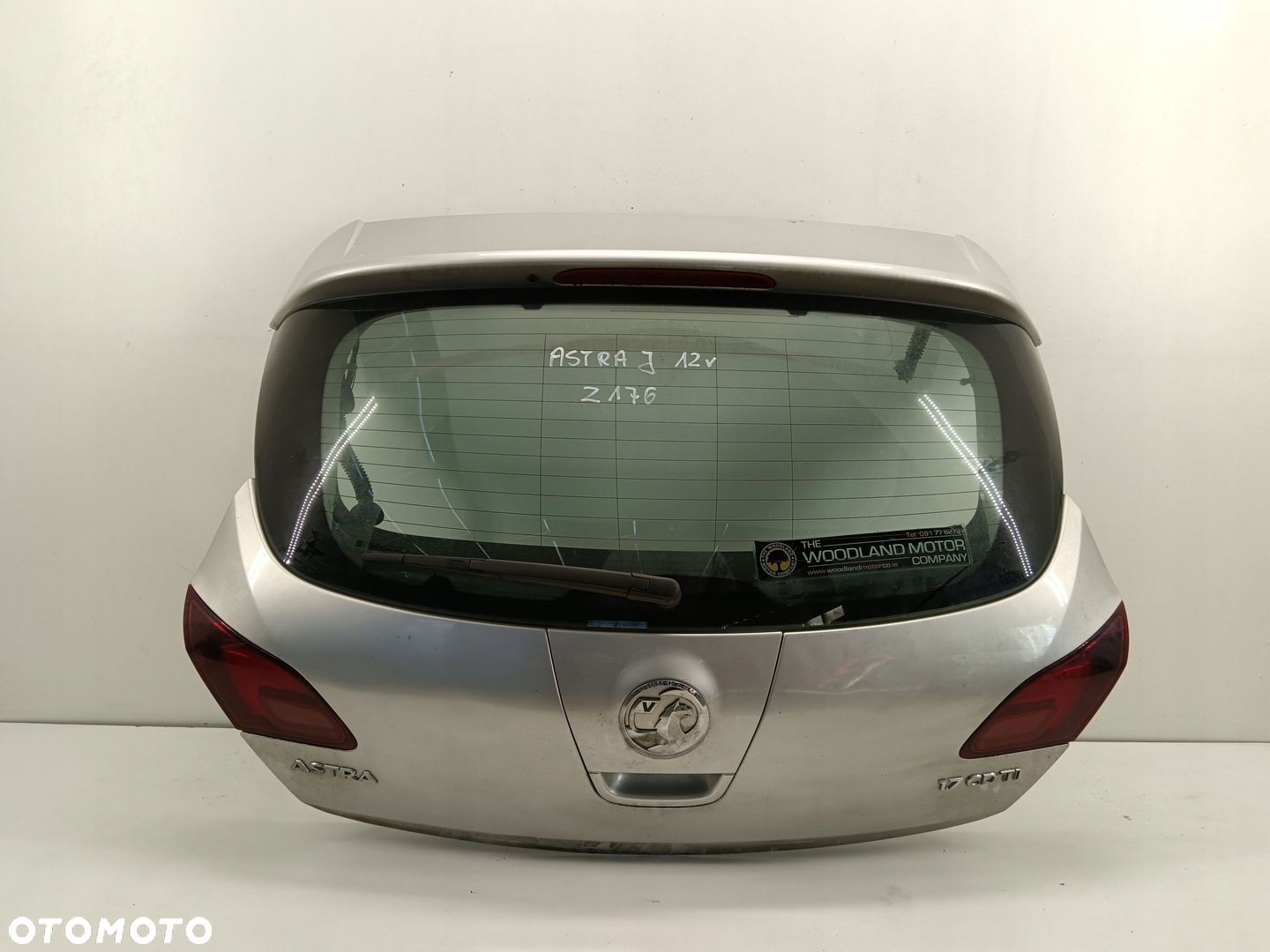 KLAPA BAGAŻNIKA TYLNA OPEL ASTRA J IV 09-13 Z176 - 1