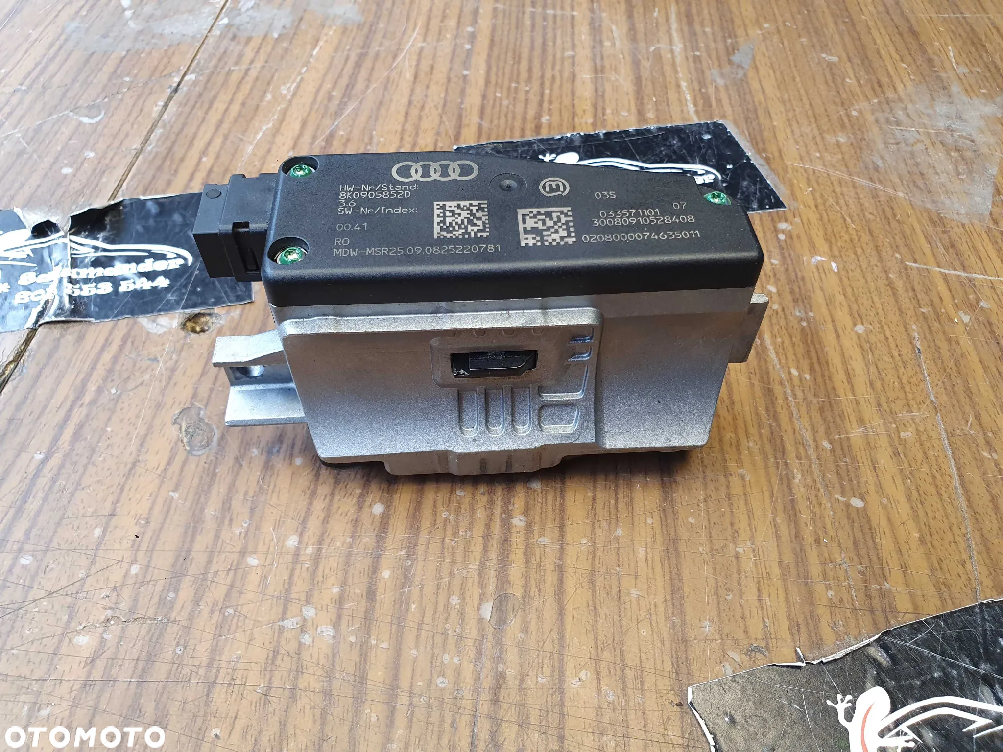 Blokada 8K0905852D Kierownicy Rygiel Kolumny Kierowniczej Modul Sterownik Audi A4 B8 A5 8T Q5 - 6