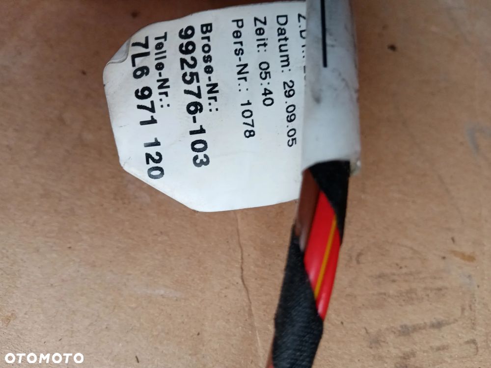 Wiązka instalacja drzwi lewy przód VW Touareg 7L6971120 - 3