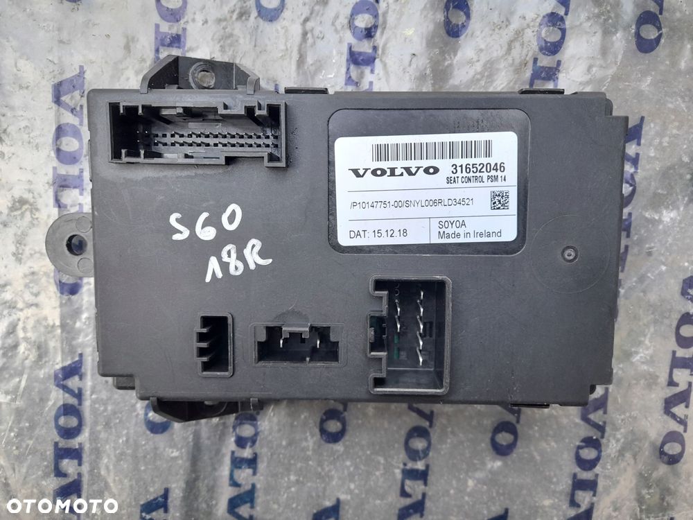moduł fotela volvo xc60 ii s60 iii 31652046 volvo s60 iii 2018r - 1