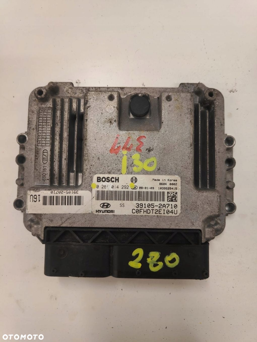 Hyundai i30 0281014292 39105-2A710 KOMPUTER STEROWNIK SILNIKA - 1