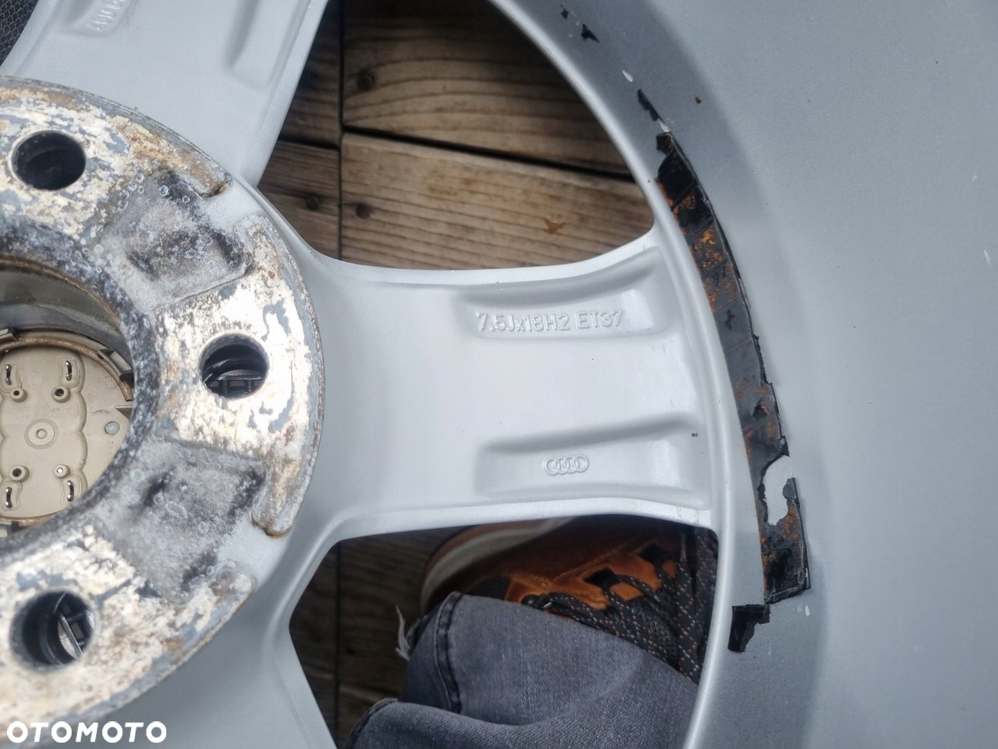 AUDI 4G0 A6 B7,A4 B8,Q5 alu 7,5X18 ET37 5X112 4szt.db stan - 8