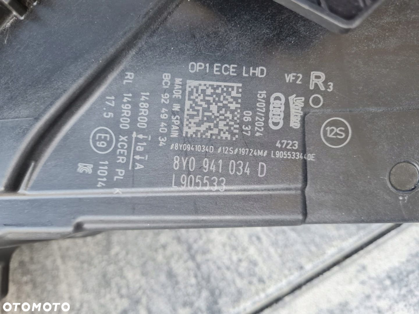 AUDI A3 S3 8Y0 LIFT Kompletna Lampa prawa przód Full Led Dynamic 8Y0941034D - 9