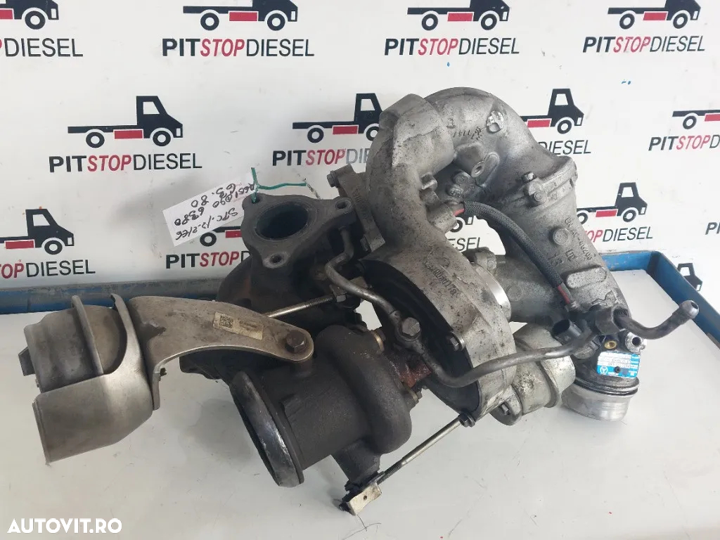 Turbosuflanta bi-turbo 6510906380 A6510906380 Mercedes-Benz Sprinter 2011 2012 2013 2014 2015 2016 2017 - 4