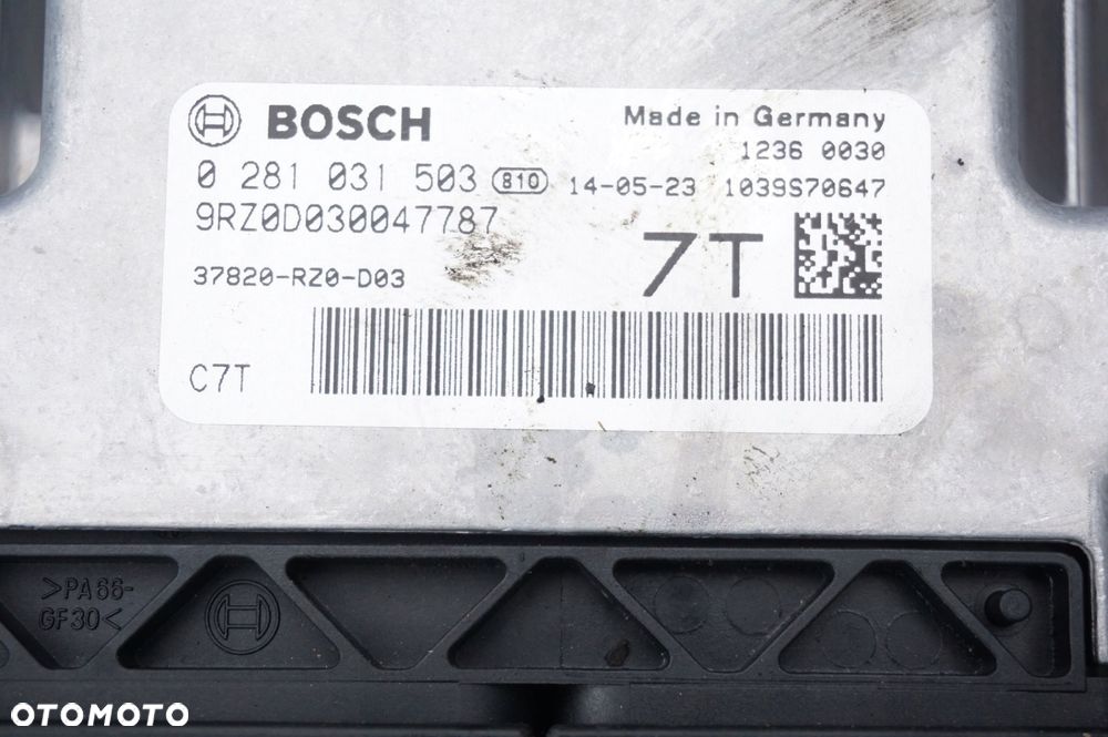 KOMPUTER STEROWNIK SILNIKA 37820-RZ0-D03 HONDA CIVIC 9 IX 1.6 I-DTEC - 2