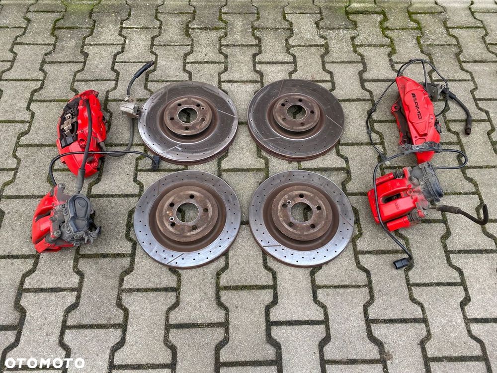 MERCEDES 176 cla 117 amg 45 komplet tarcz zaciskow przednich tylnych - 1