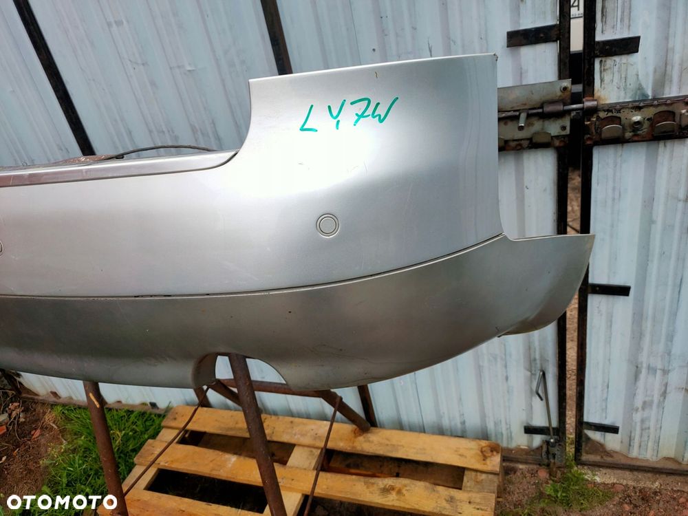 zderzak tył audi a4 b6 kombi kolor ly7w 2 rury - 4