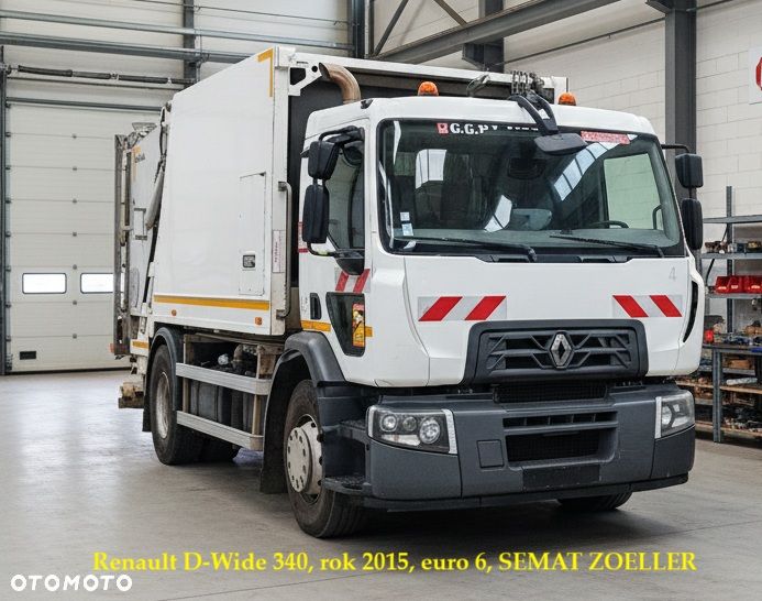 Renault D19-WIDE śmieciarka FAUN euro 6