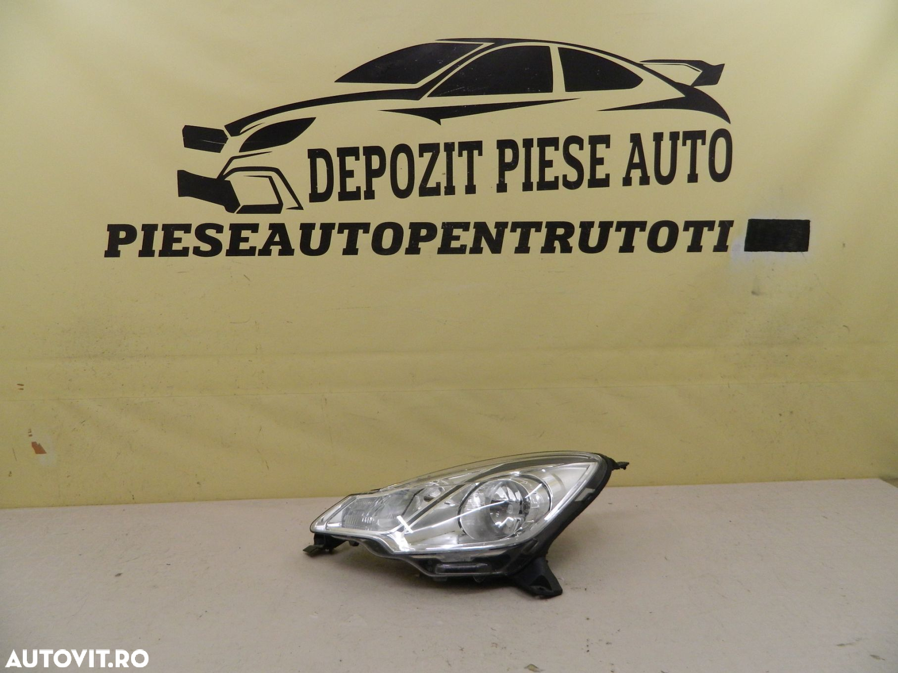 Far stanga Citroen DS3 Halogen, 2010, 2011, 2012, 2013, 2014, 2015, cod origine SB9PVX-13W030-EE. - 2