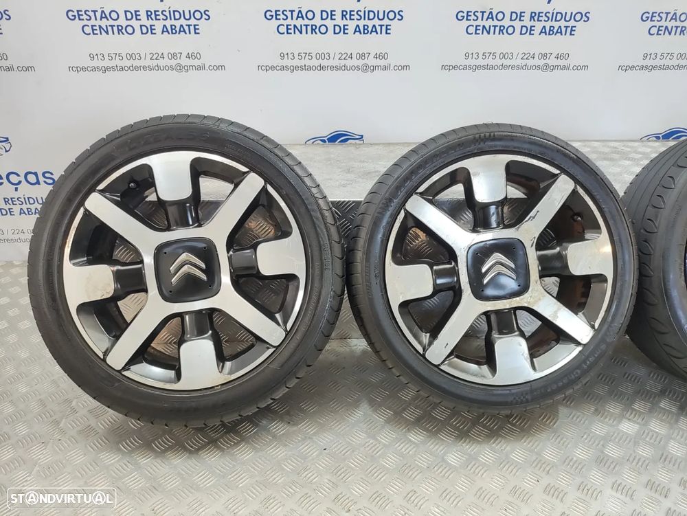 Conjunto jantes 17 originais Citroen C4 Cactus 6,5J ET19 4x108 - 5