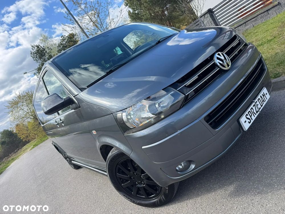 Volkswagen TRANSPORTER T5 L2H1 LIFT DŁUGI Klima Tempomat Navi Kamera Skóry Dubel Kabina 6os Brygadówka - 36