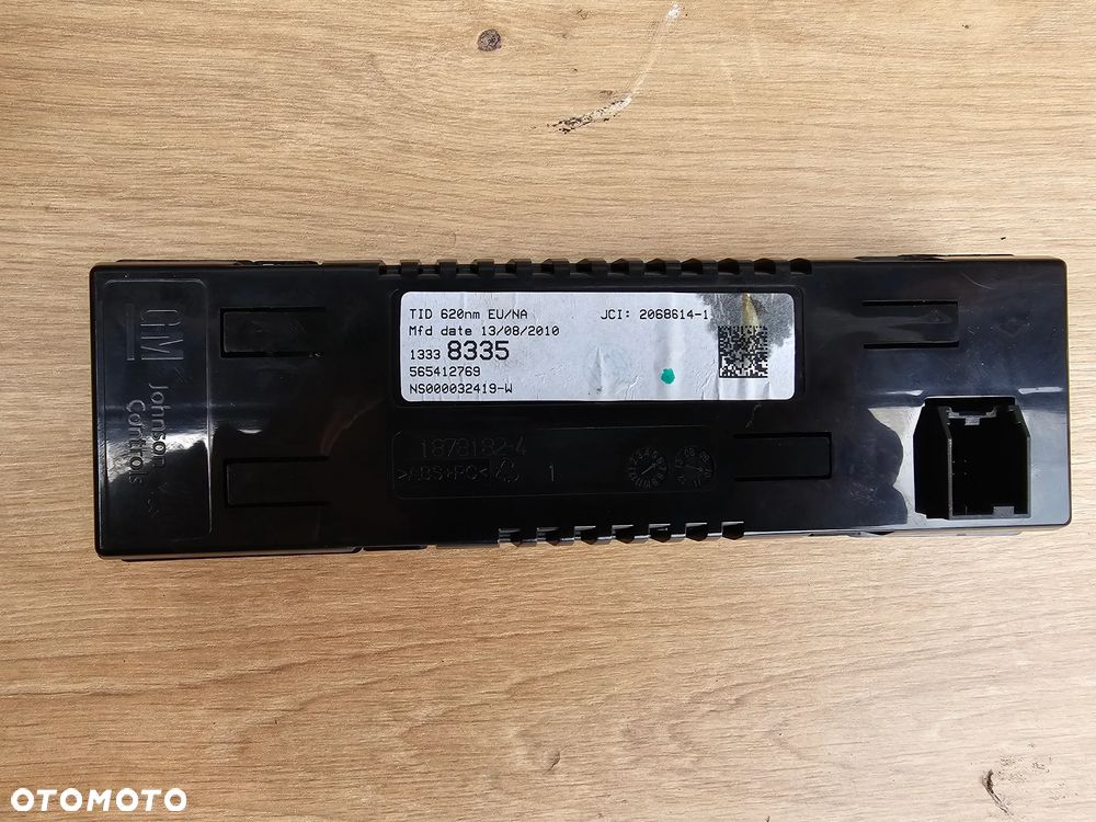 RADIO PANEL WYŚWIETLACZ CD 300 OPEL MERIVA B BRĄZOWE - 9