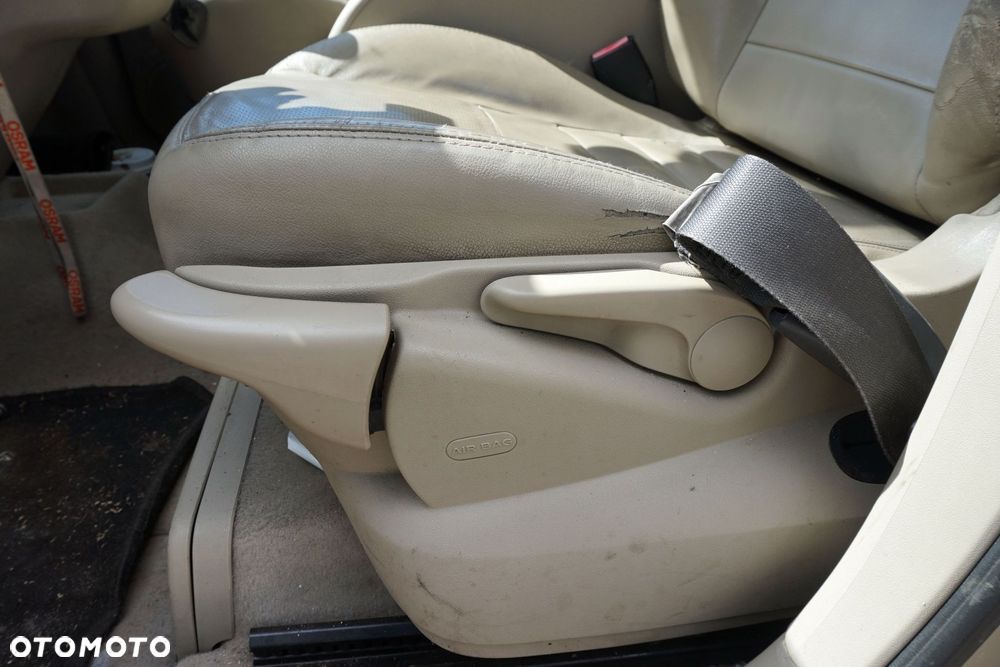 FOTELE FOTEL PRZEDNI LEWY PRAWY KANAPA WNĘTRZE SCENIC GRAND II PH2 LIFT SKÓRA BEŻOWA 7-OS RENAULT 2006-2009 - 4