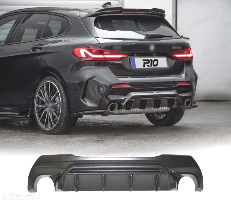 DIFUSOR TRASEIRO BMW F40 19- LOOK M TECH 135I - 1