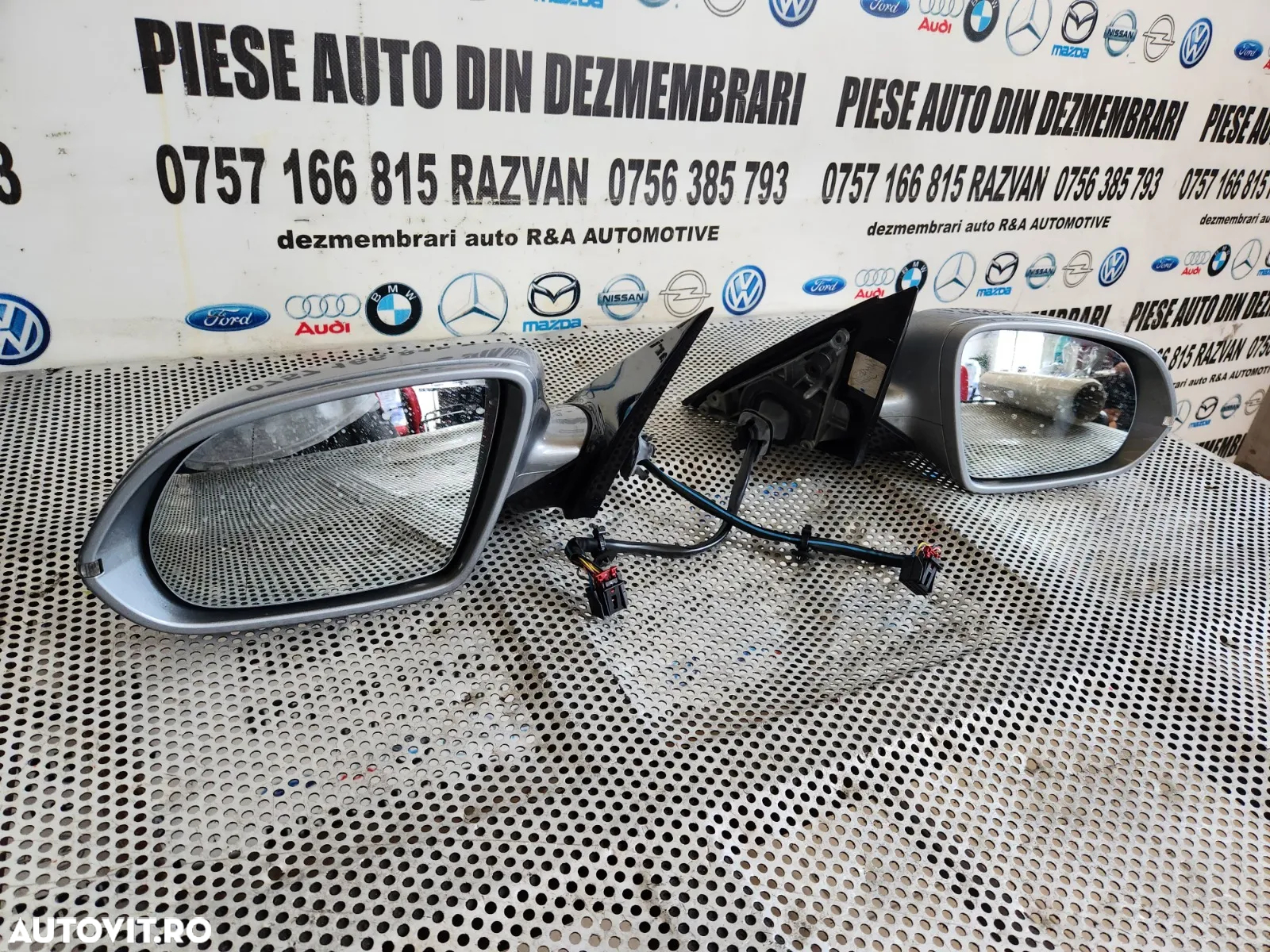 Oglinzi Oglinda Stanga Dreapta Audi A8 4H D4 Volan Stanga Rabatabile Electric Heliomate Incalzite I - 3