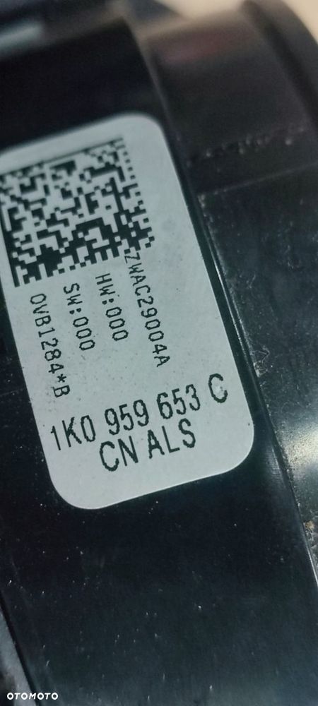 VW GOLF V PLUS PRZEŁĄCZNIK ZESPOLONY RESET  STACYJKA Z KLUCZYKAMI - 6