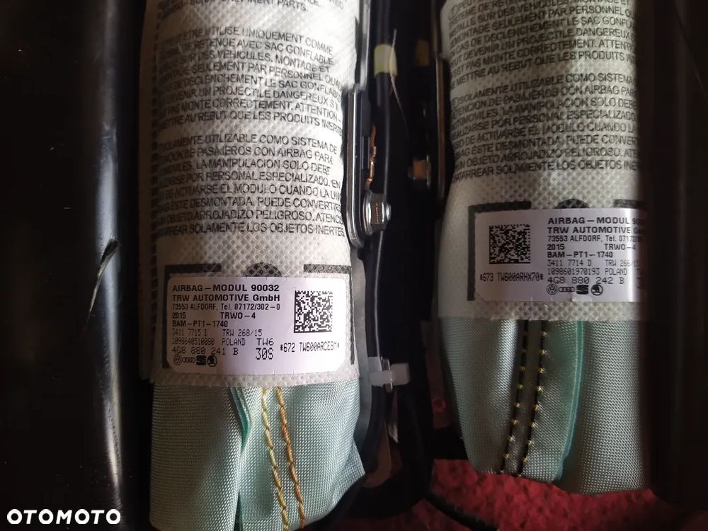 Airbag foteli audi A6 c7