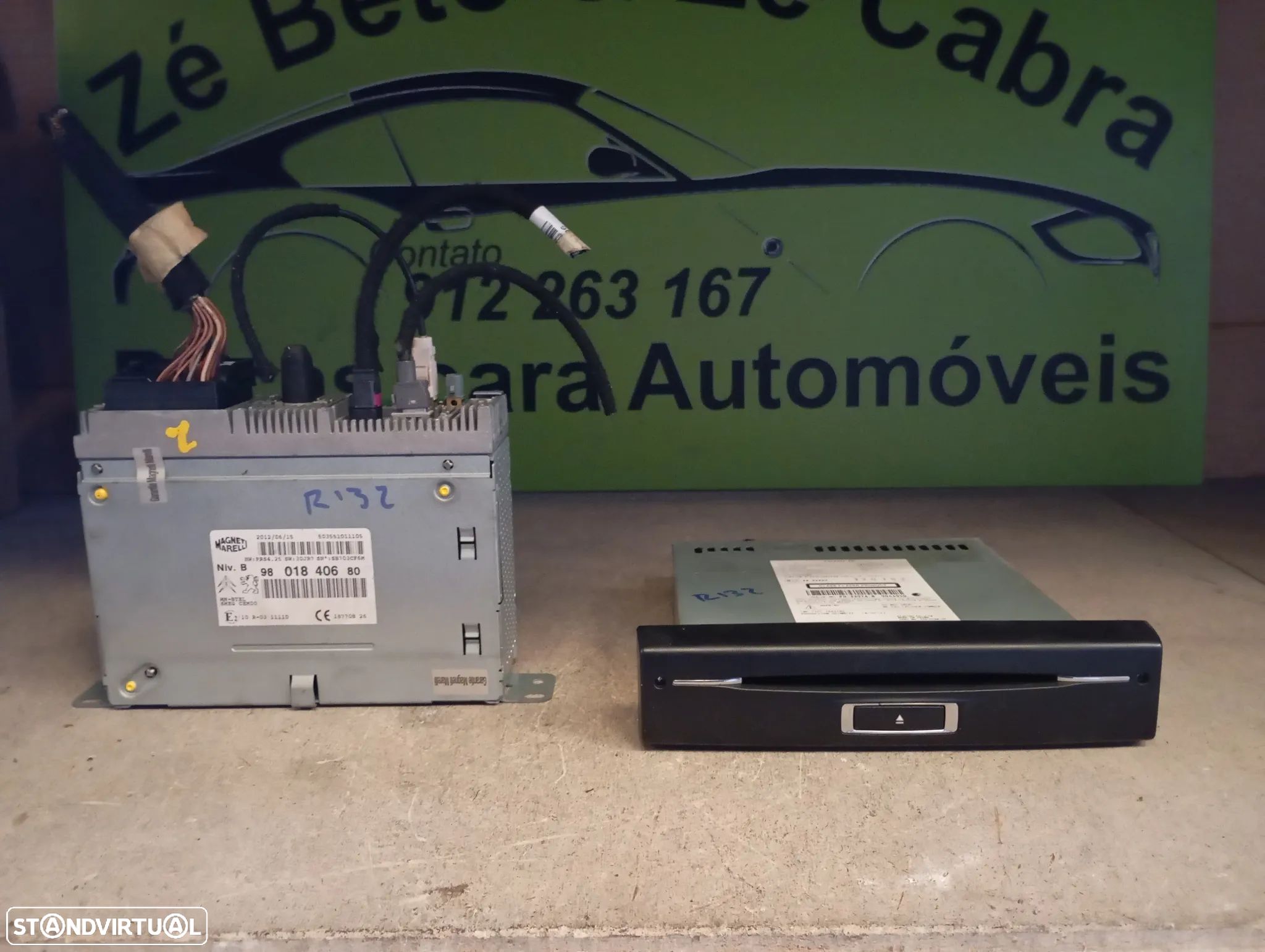 PEUGEOT 208 I AUTO RADIO LEITOR CD - R132 - 1