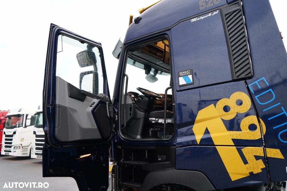 Renault T 520 / EDIȚIE LIMITĂ - 1894 / FULL AIRMATIC / RETARDER / I-PARK COOL / HIDRAULICĂ / PIELE / VERSIUNE FOARTE BOGAȚĂ / DUPĂ CONTRACTUL DE SERVICE - 22
