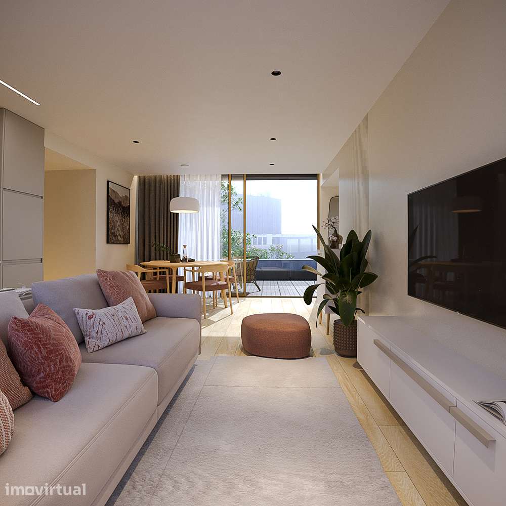 Apartamento T1 Novo com Varanda e Garagem - Grande imagem: 4/35