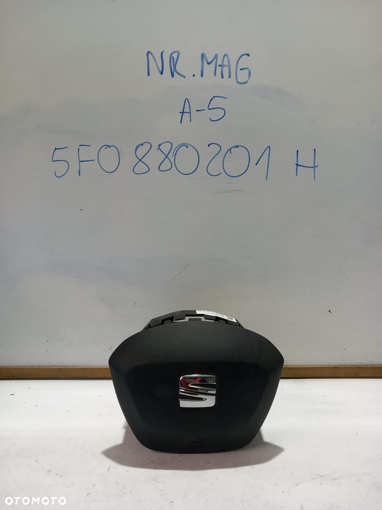 PODUSZKA AIRBAG KIEROWCY SEAT LEON II 5F0880201H - 1