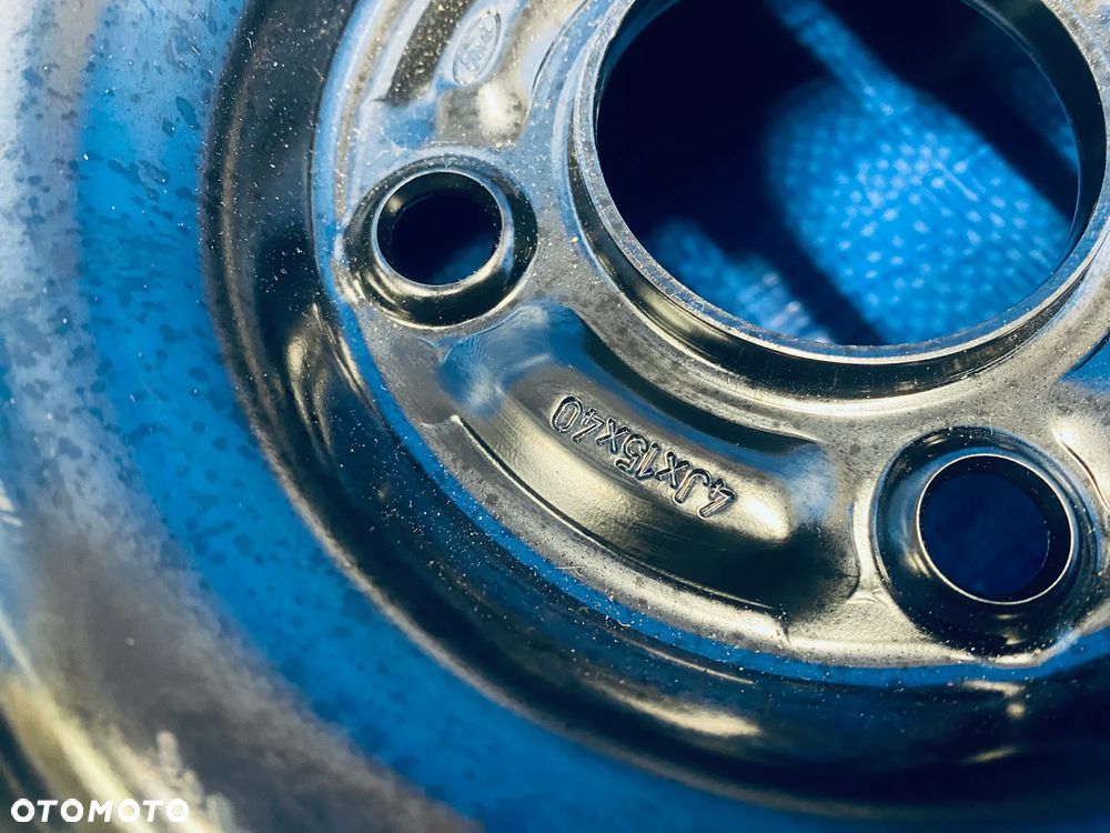 KOŁO ZAPASOWE DOJAZDOWE 15" 4x108 63,4mm FORD B-MAX JK ; KOMPLET ZESTAW NAPRAWCZY LEWAREK WKRĘTKA KLUCZ ; OPONA CONTINENTAL T125/80R15 ORYGINAŁ FIESTA MK6 MK7 MK8 ; FOCUS MK1 ; FUSION ; MAZDA 2 - 6