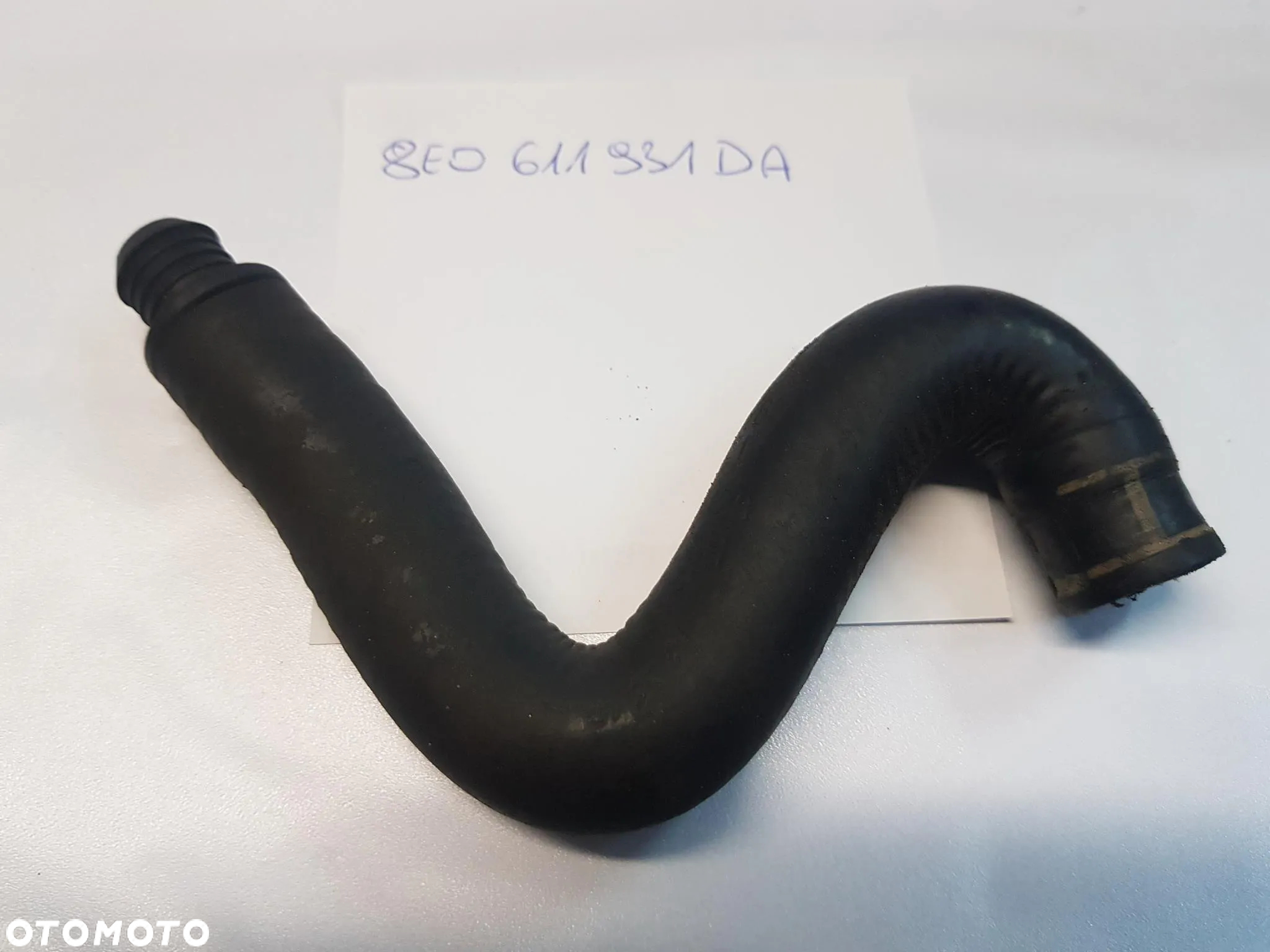 RURKA PRZEWÓD ODMY AUDI A4 B6 B7 2.0 ALT 8E0611931DA - 2