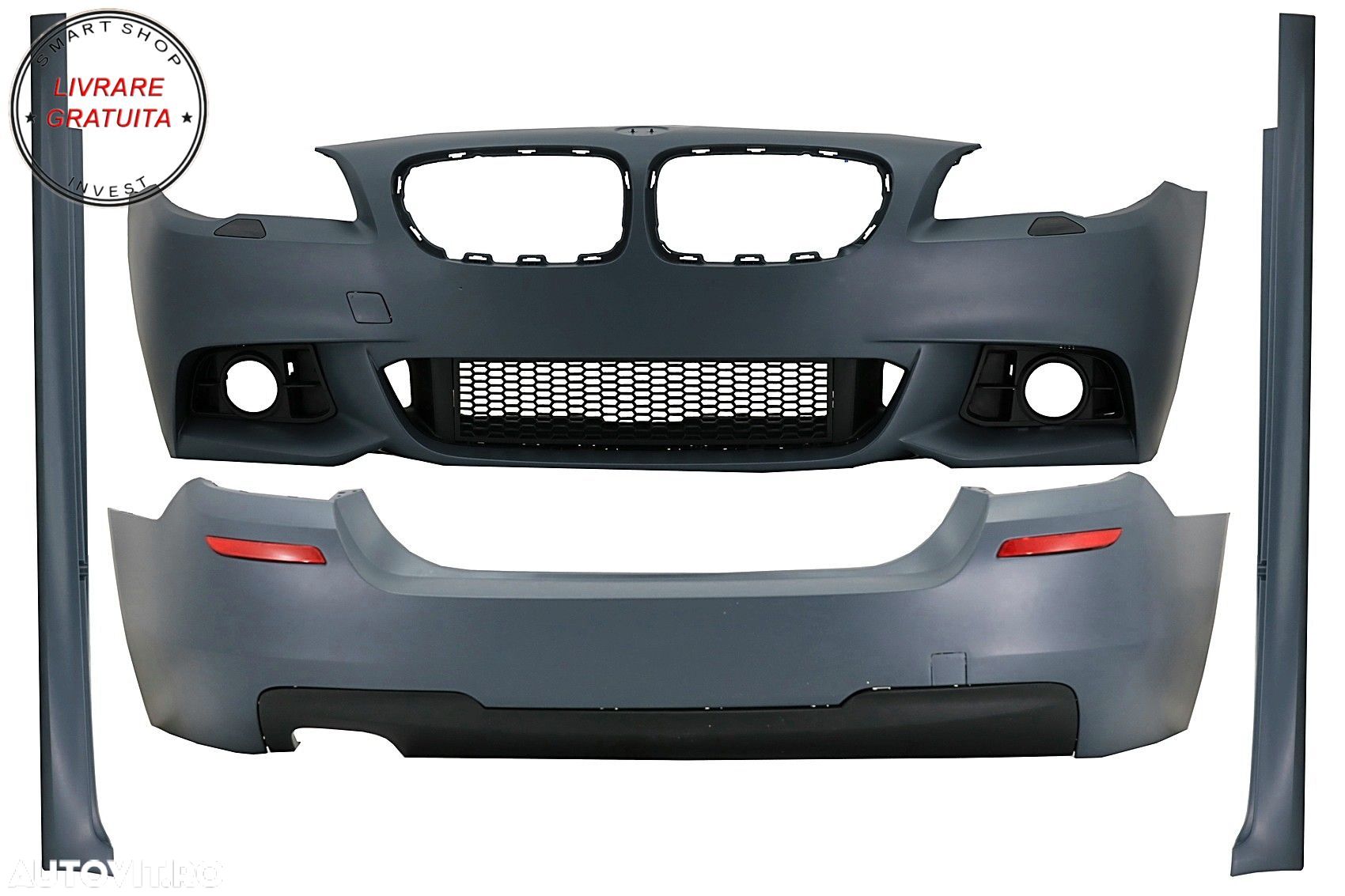 Pachet Exterior BMW Seria 5 F10 LCI (2014-2017) M-Technik Design- livrare gratuita - 1