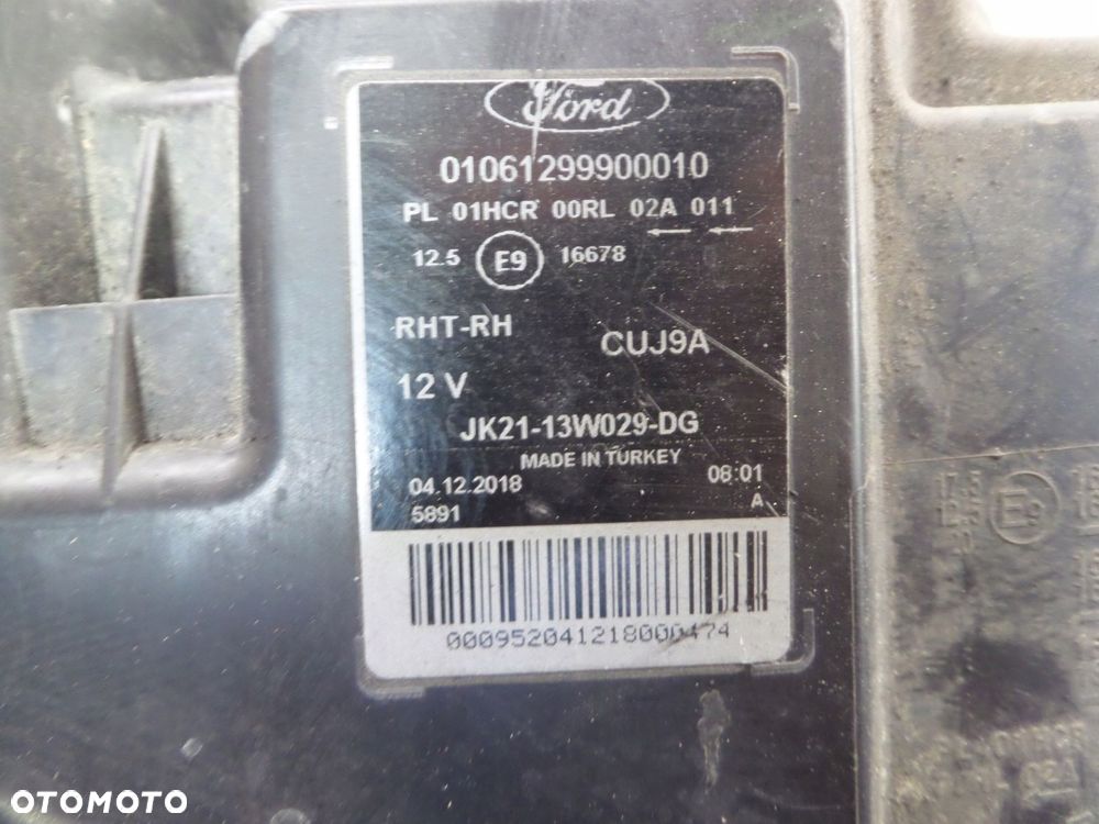 ford transit custom lift soczewka+ led lampy przednie - 7