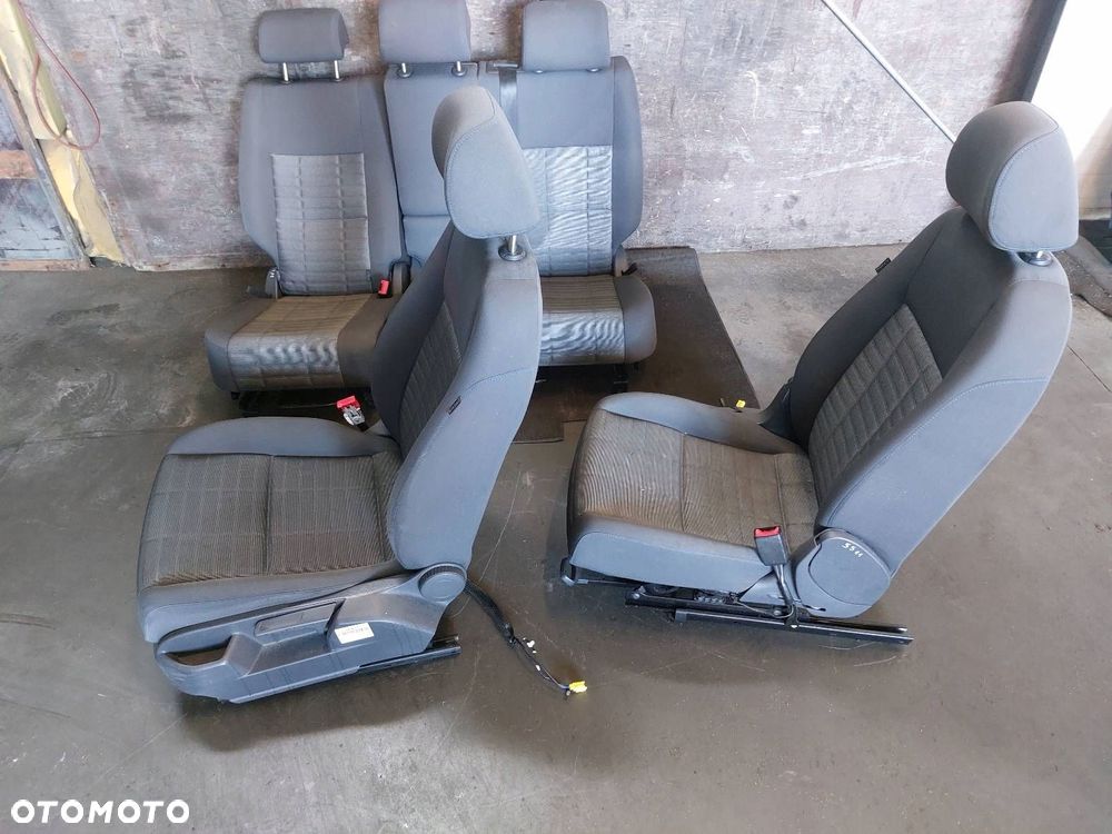 FOTELE KOMPLET LEWY PRAWY KANAPA TYŁ + BOCZKI VOLKSWAGEN GOLF V PLUS - 7