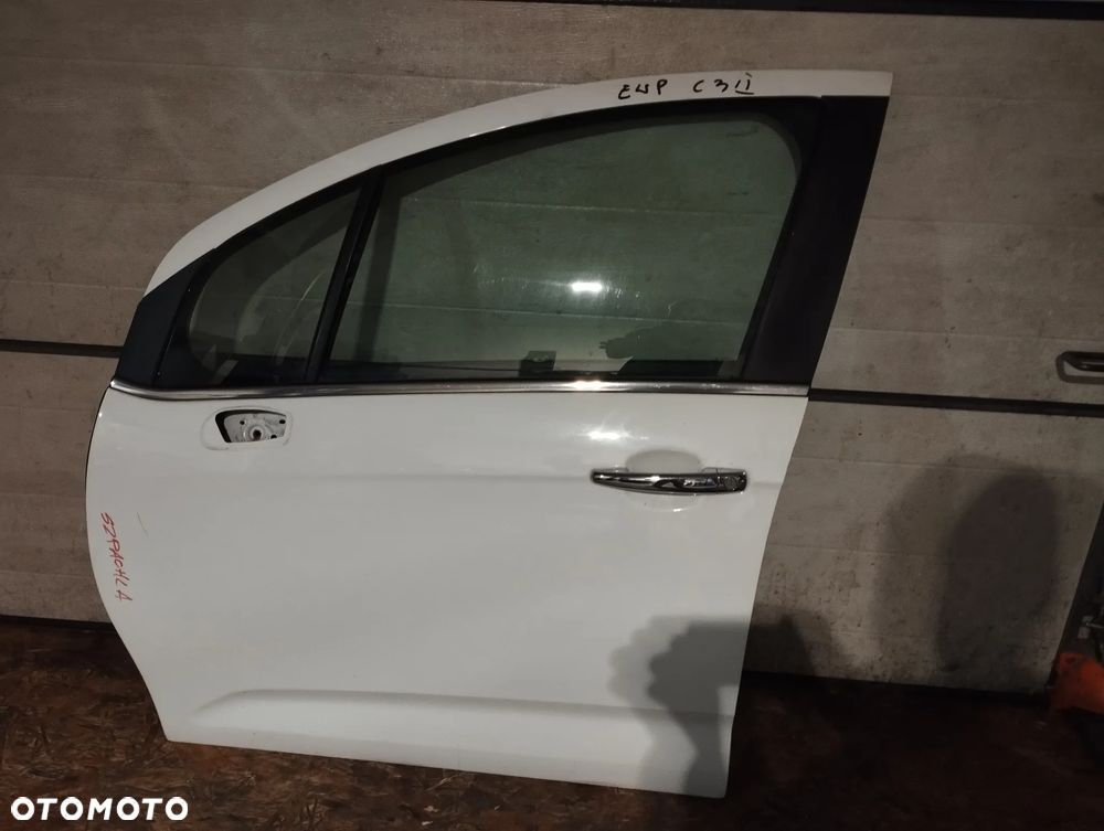 DRZWI PRZÓD LEWE KOMPLETNE CITROEN C3 II 2010- ROK KOD LAKIERU: EWP - 4