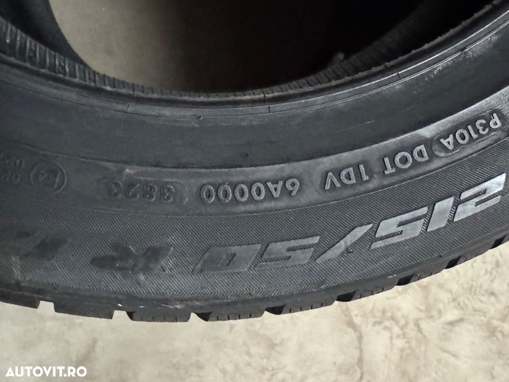 Vând 4 anvelope 215/50/17 Apollo de iarnă noi - 6