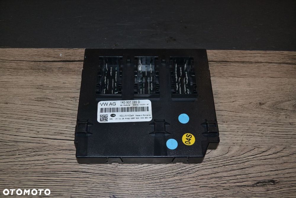 VW SKODA MODUŁ STEROWNIK BCM 1K0937085D - 2