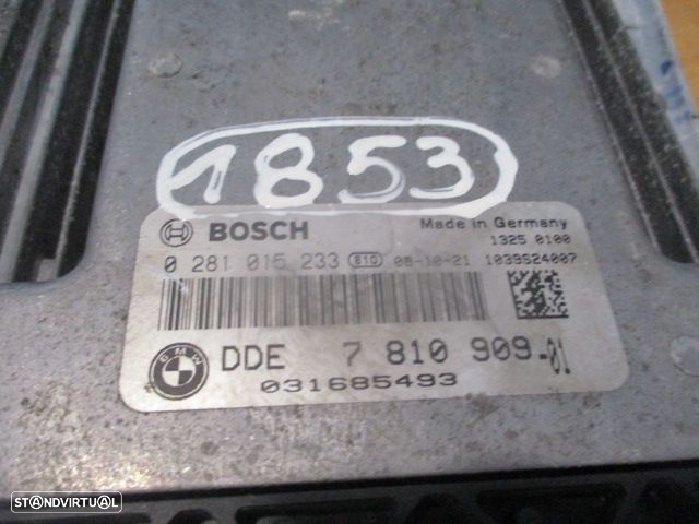 Centralina 0281015233 781090901 6135914722101 MINI COOPER 2009 1.6D 110CV 5P CINZA BOSCH - 5