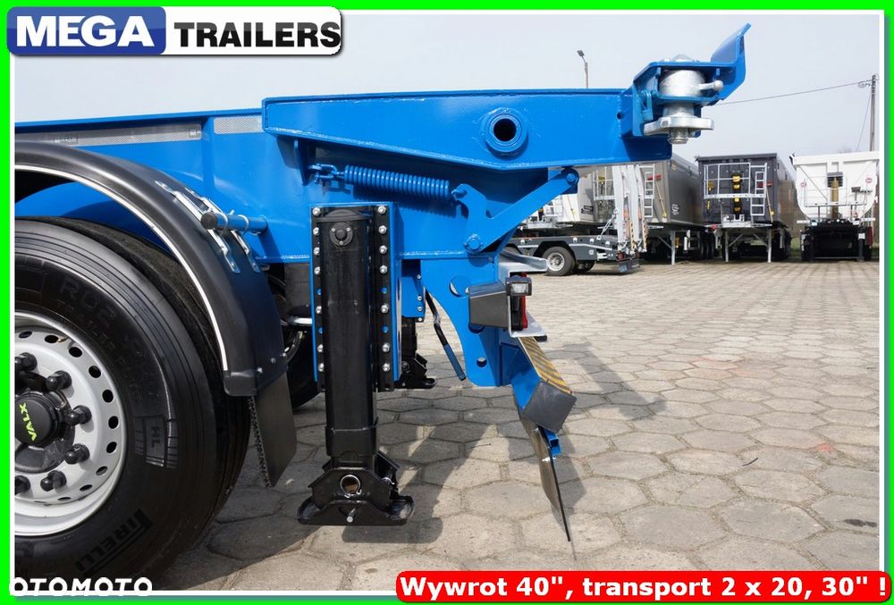 Mega 65 m³ wywrotka na kontener 40 Ft / do 44,0 T DMC zestawu !!! - 23