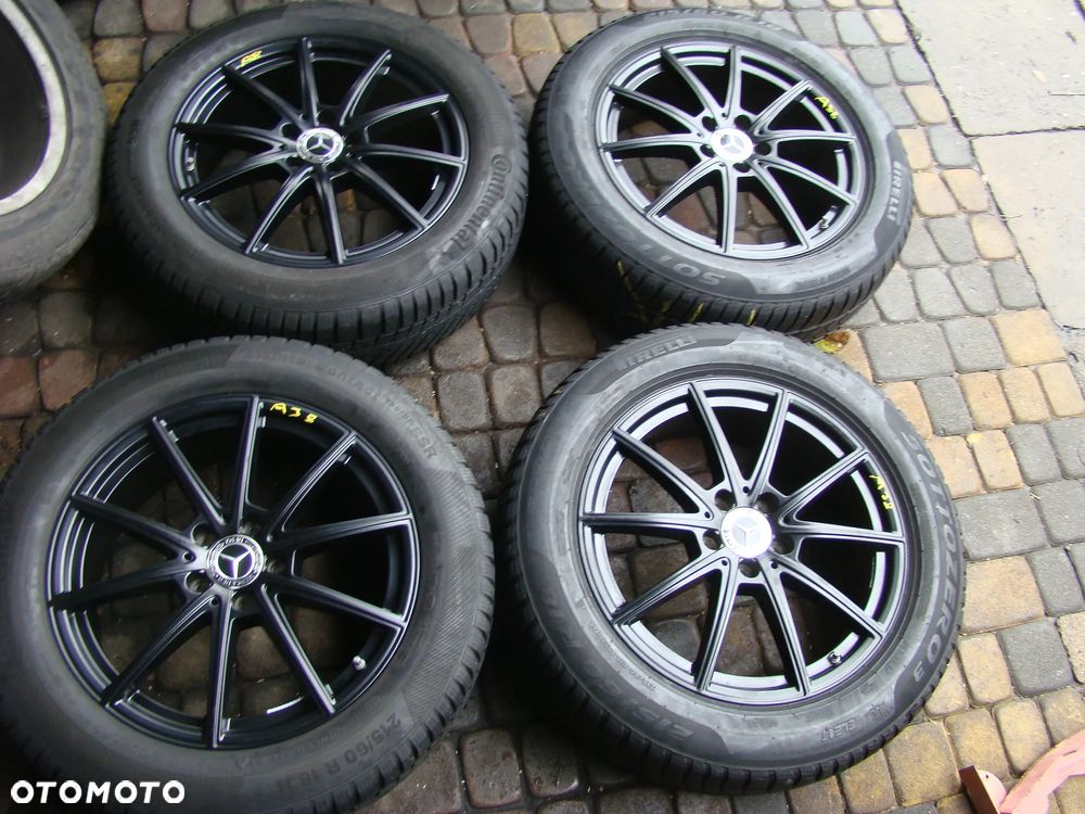 a38 5x112 Mercedes Benz GLA H247 GLB X247 6,5Jx18 215/60 zima czujniki - 1