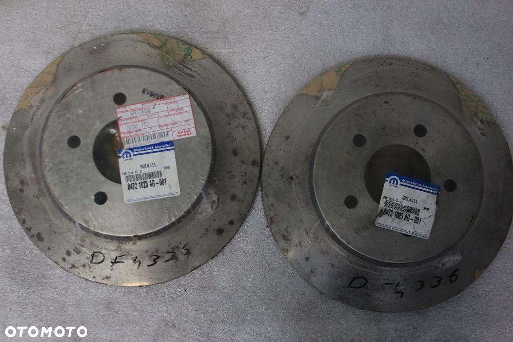 TARCZE HAMULCOWE NOWE TYLNE JEEP CARAVAN CHEROKEE 290 MM