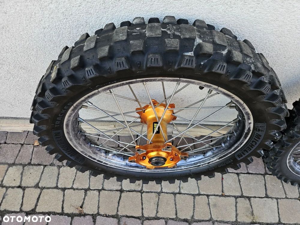 KTM EXC SX SXF FELGI KOŁA PRZÓD OŚ 26mm TYŁ 20mm PIASTY HAAN 450 400 250 125 530 350 KOŁO EXCEL KOMPLET LUB OSOBNO - 10