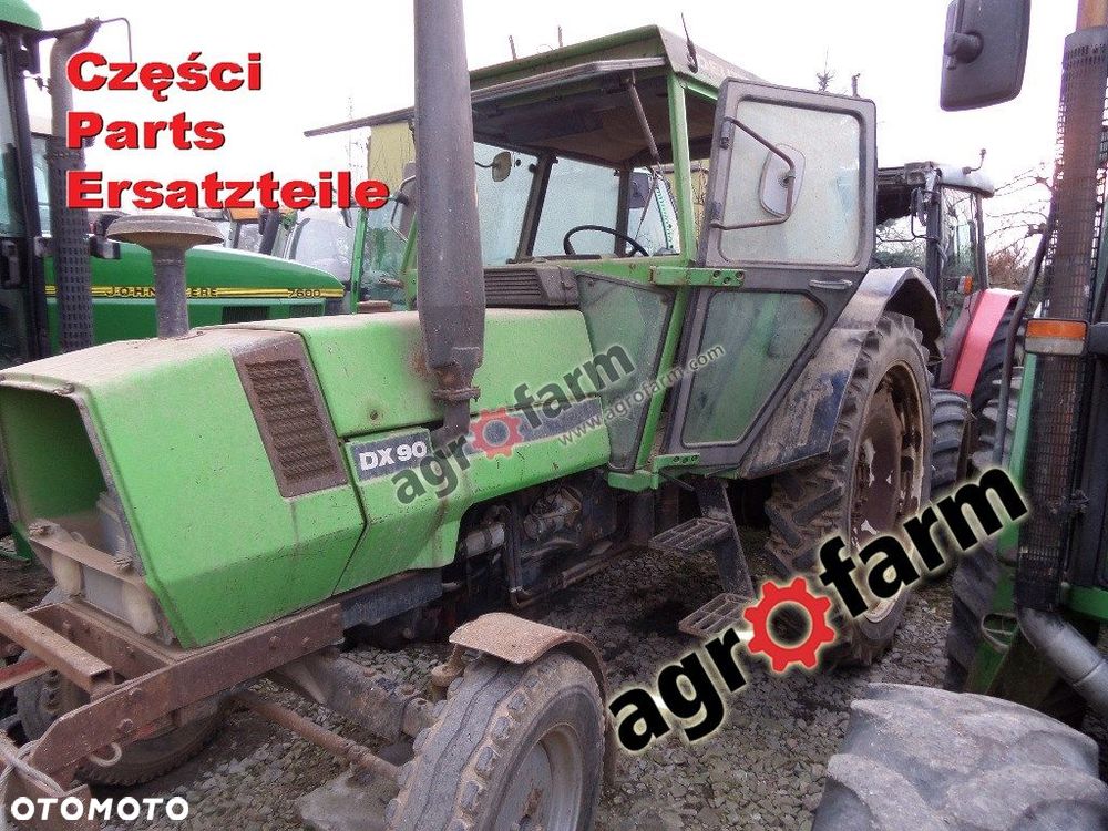 Deutz DX 90 części, skrzynia biegów, silnik, oś - 1