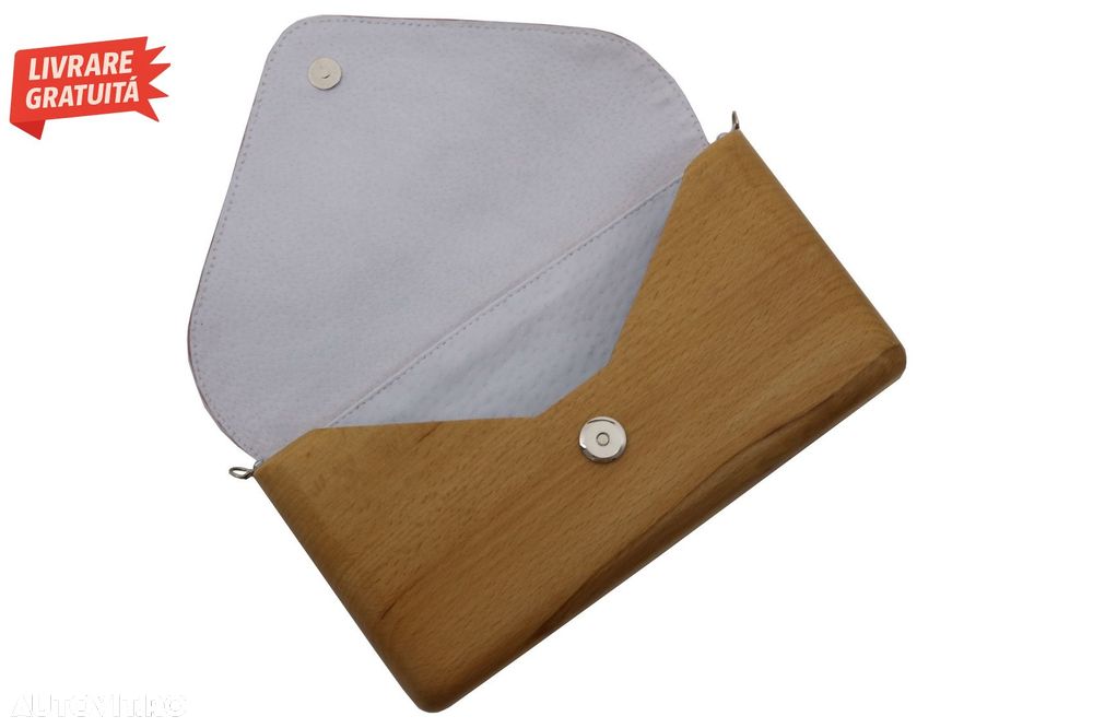 Geanta Lemnia Roz Nude- livrare gratuita - 7