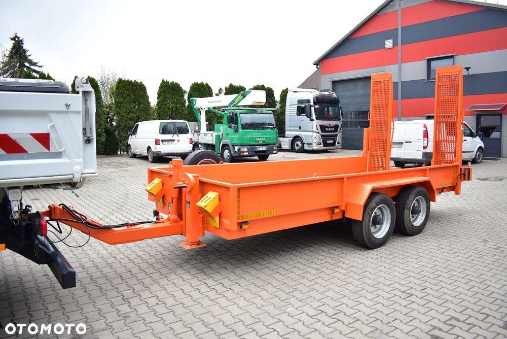 Blomenröhr Przyczepa do przewozu maszyn budowlanych / Najazdy/ DMC : 6900 KG/ Sprowadzona z Niemiec ! - 2