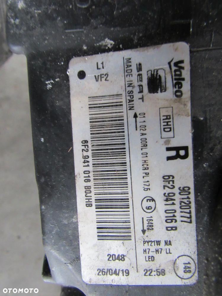 seat arona przednia lampa prawa lewa uk - 4
