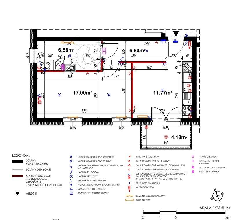 lokal inwestycyjny, Felin, 2 pokoje, 42m2, 2025 r.