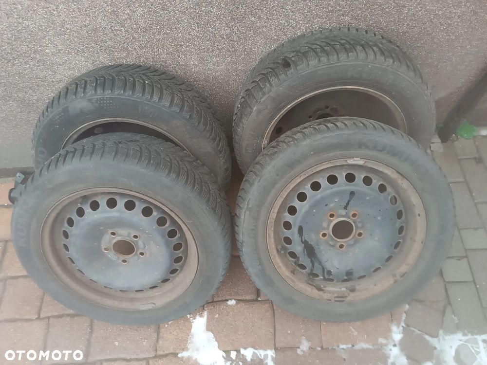 Komplet 4 sztuki - Ford C-max Focus MK2 koła felgi stalowe 16" 5x108 opony zimowe 205/55/16 205/55r16 - 1