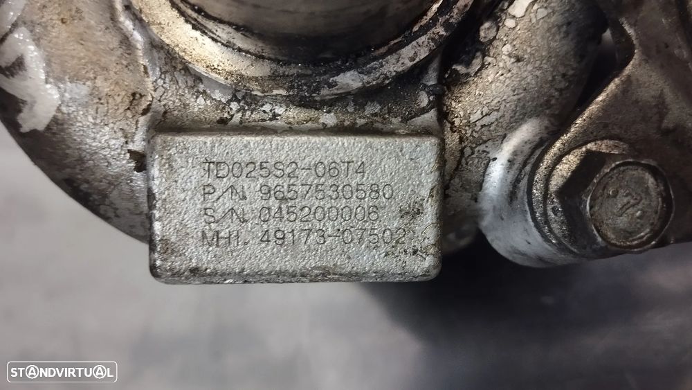 TURBO PEUGEOT / CITROEN / FORD / MAZDA 3 1.6HDI 1.6TDCI 90CV REF. 9657530580 TD025S2-06T4 9685293080 - 5