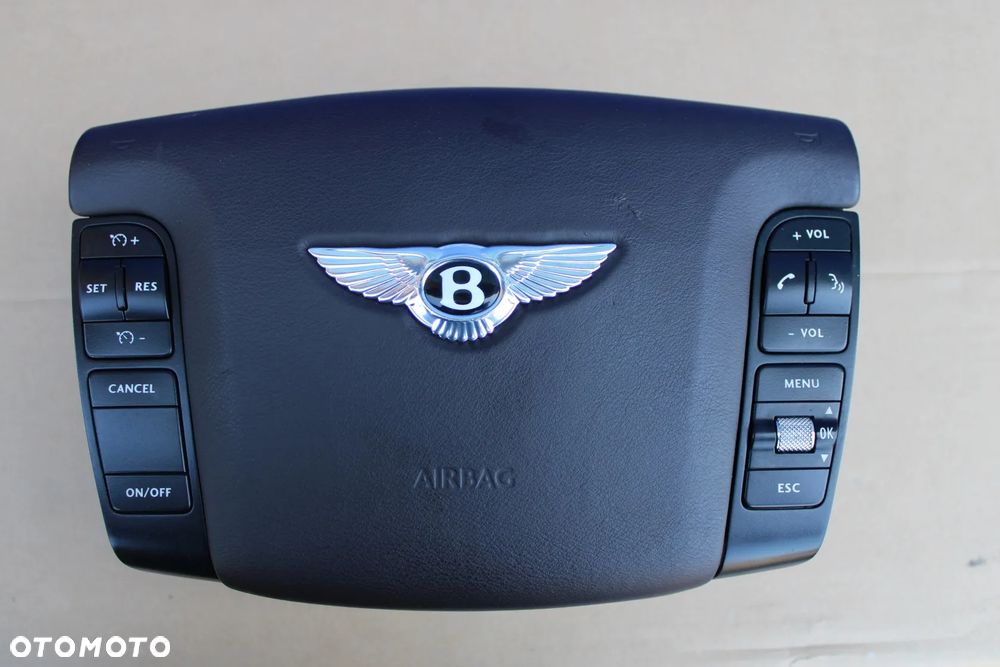 Airbag poduszka kierowcy brązowa OE Bentley Continental GT GTC Flying Spur - 9