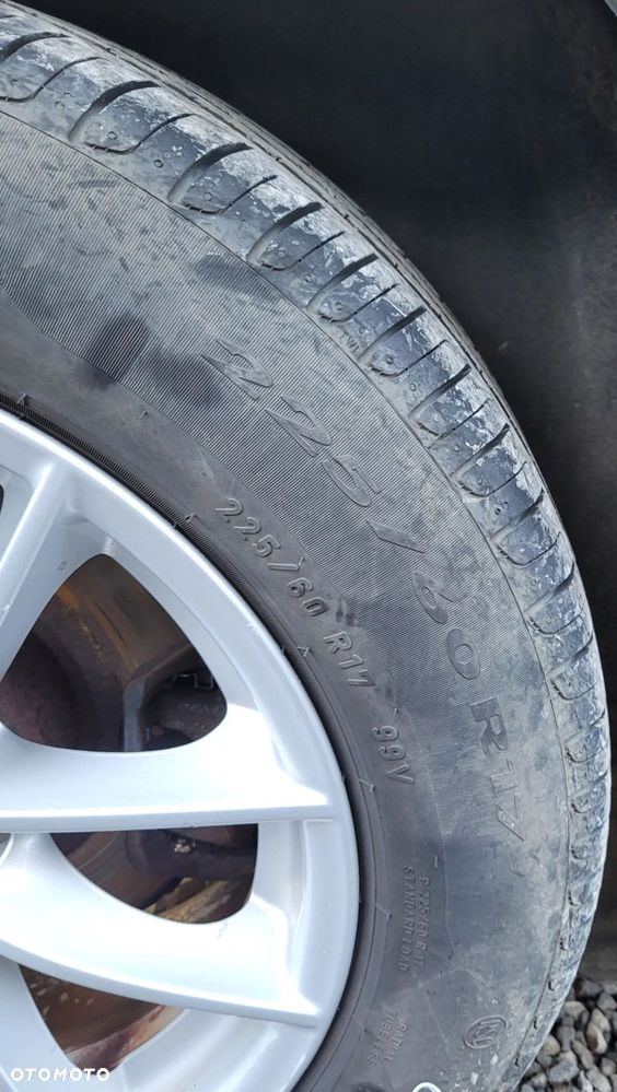 OSŁONY OPONY PIRELLI LATO 225 60 17 2019 ROK 4mm 2022ROK 6mm - 7